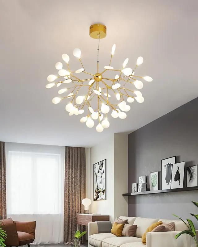 Đèn thả chùm heracleum (Hera) thủy tinh VIRGO DL29