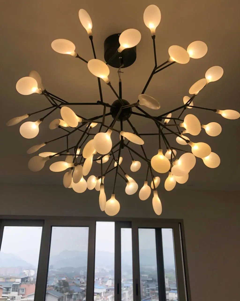 Đèn thả chùm heracleum (Hera) thủy tinh VIRGO DL29