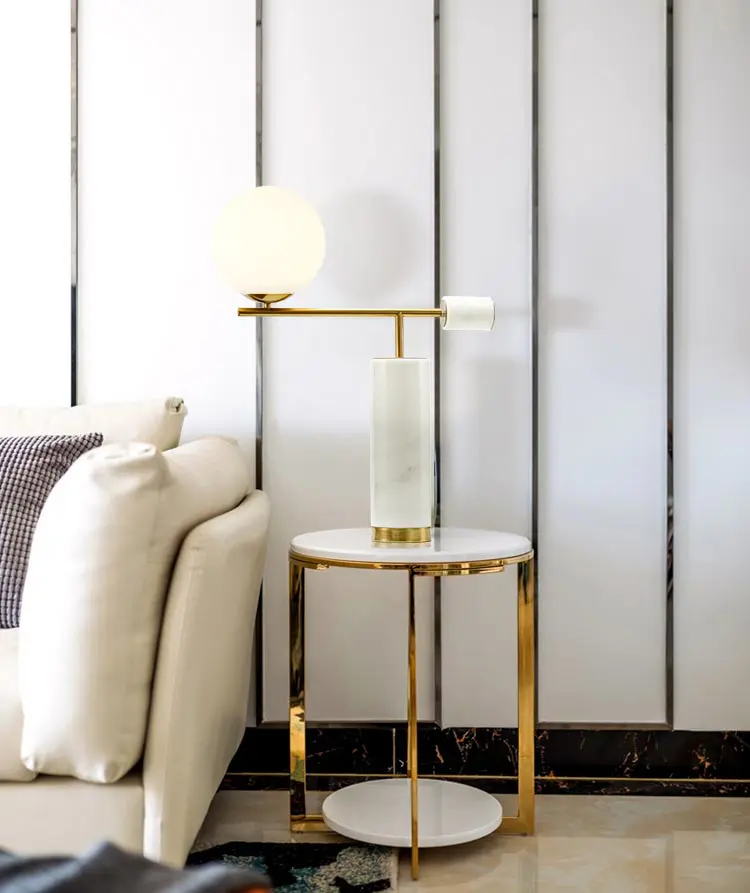 16 mẫu đèn bàn trang trí cao cấp cho phòng khách đẹp và sang trọng nhất