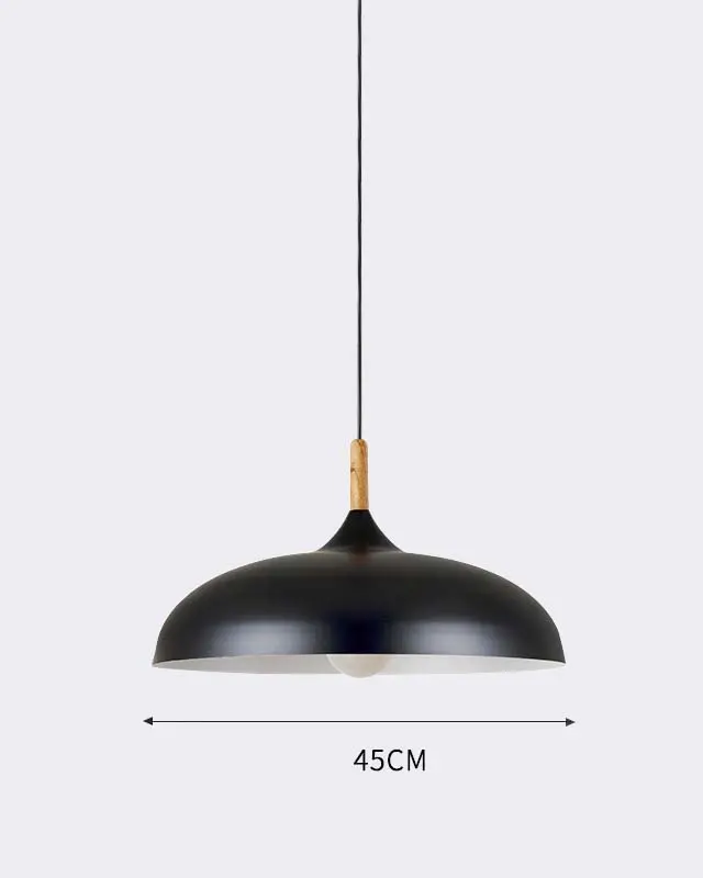 Đèn thả LED hiện đại chao nhôm trang trí bàn ăn VIRGO Nur Gloss