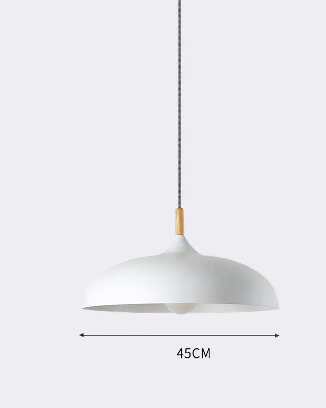 Đèn thả LED hiện đại chao nhôm trang trí bàn ăn VIRGO Nur Gloss