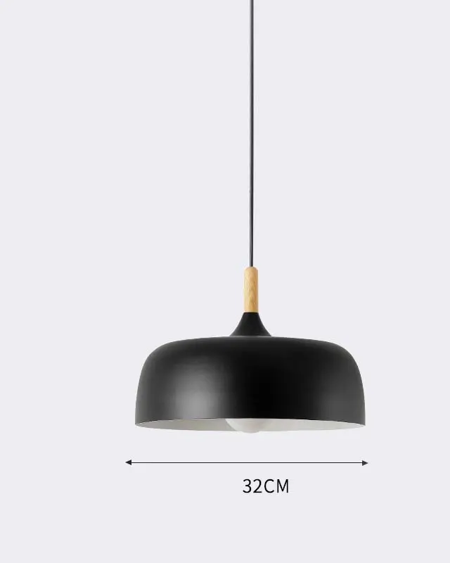 Đèn thả LED hiện đại chao nhôm trang trí bàn ăn VIRGO Nur Gloss