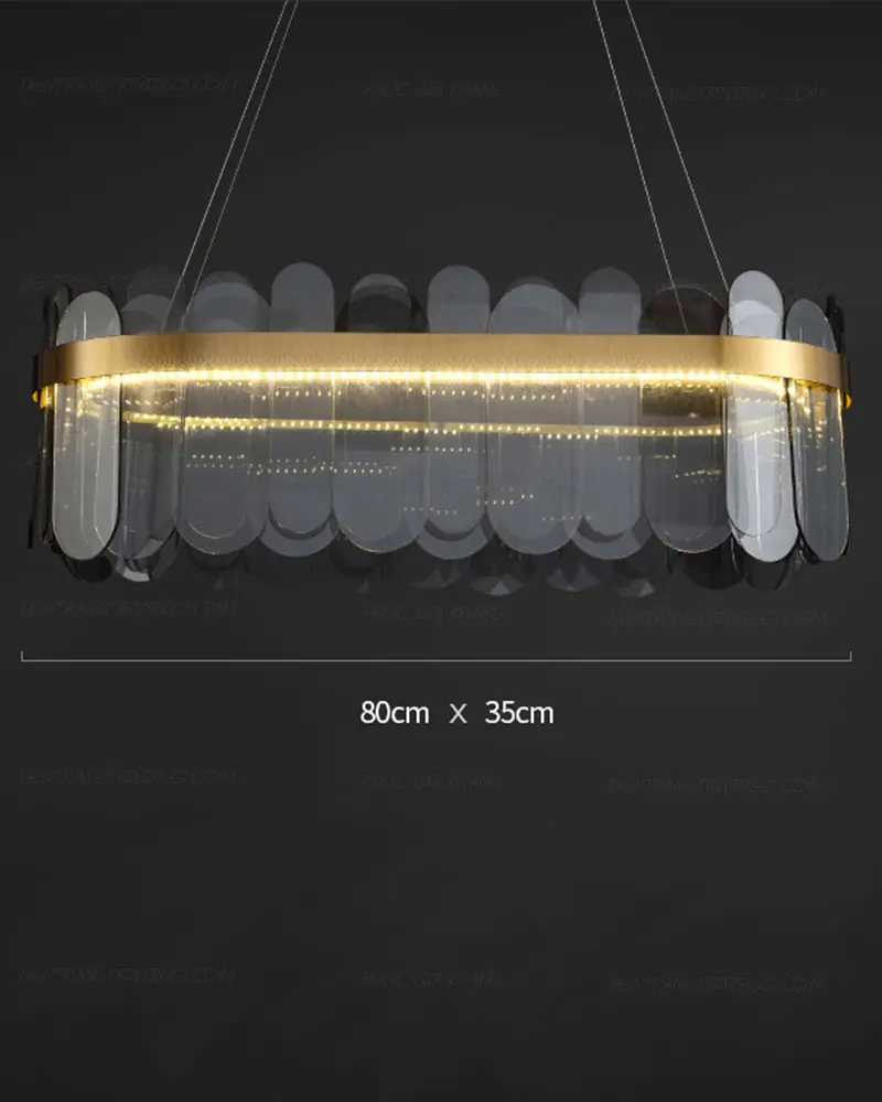 Đèn chùm trang trí thủy tinh VIRGO L010D