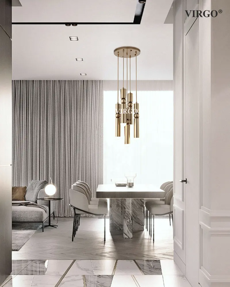 Bộ đèn thả ống hợp kim cao cấp VIRGO L040