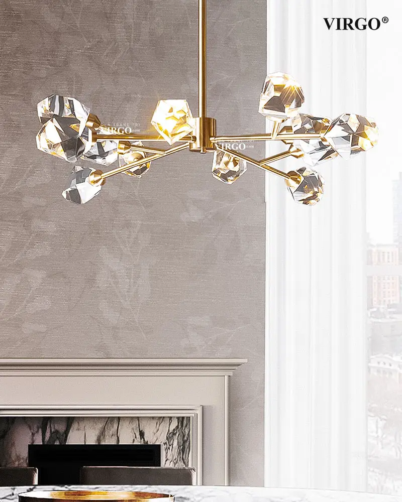 Đèn chùm pha lê trang trí cao cấp VIRGO L015