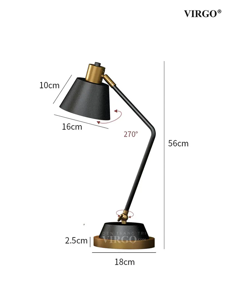 228 4 Đèn bàn VIRGO L228