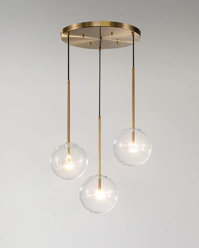342 Đèn thả thủy tinh trang trí VIRGO L546/3