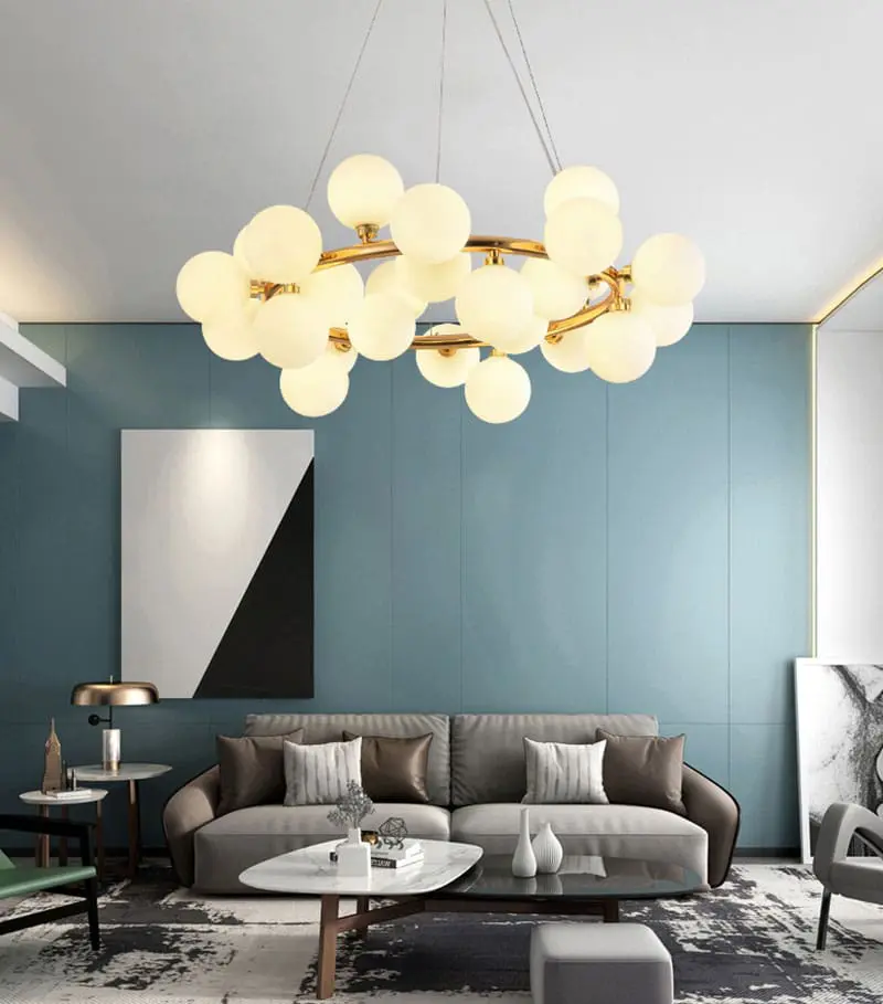 Đèn chùm trang trí thủy tinh 25 bóng VIRGO L632 1 Đèn chùm trang trí thủy tinh 25 bóng L632