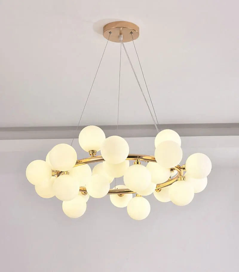 Đèn chùm trang trí thủy tinh 25 bóng L632