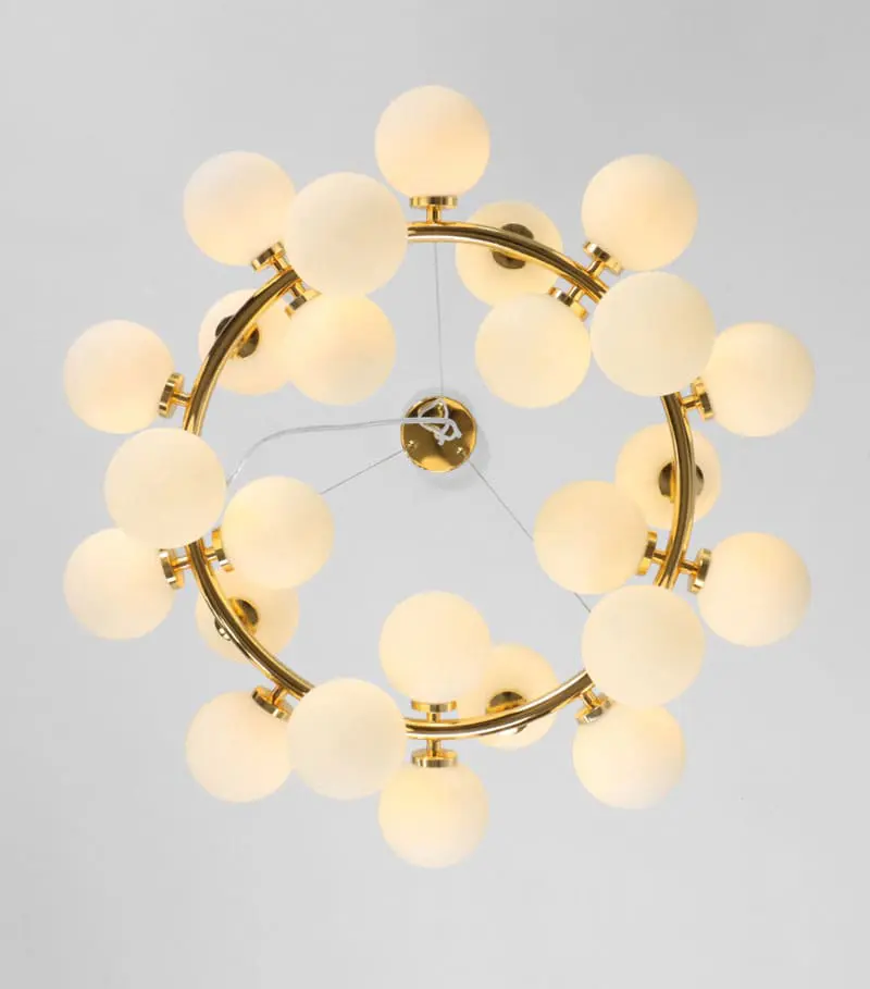 Đèn chùm trang trí thủy tinh 25 bóng VIRGO L632 3 Đèn chùm trang trí thủy tinh 25 bóng L632