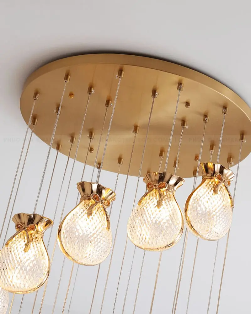 Đèn thả trang trí cao cấp VIRGO P8517 5 Đèn thả trang trí cao cấp VIRGO P8517