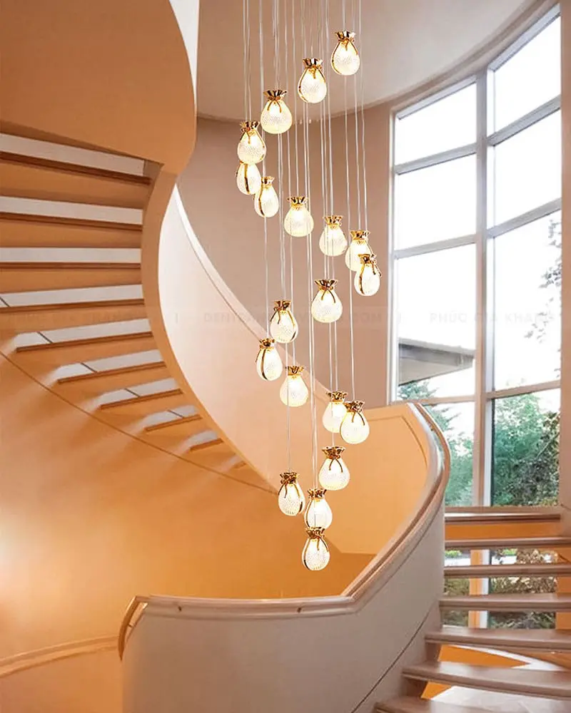 Đèn thả trang trí cao cấp VIRGO P8517 2 Đèn thả trang trí cao cấp VIRGO P8517