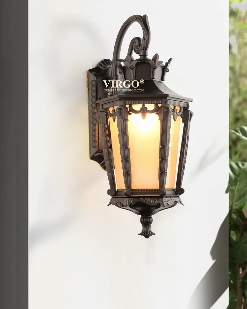Đèn tường ngoài trời cổ điển VIRGO L376 1 Đèn tường ngoài trời cổ điển VIRGO L376