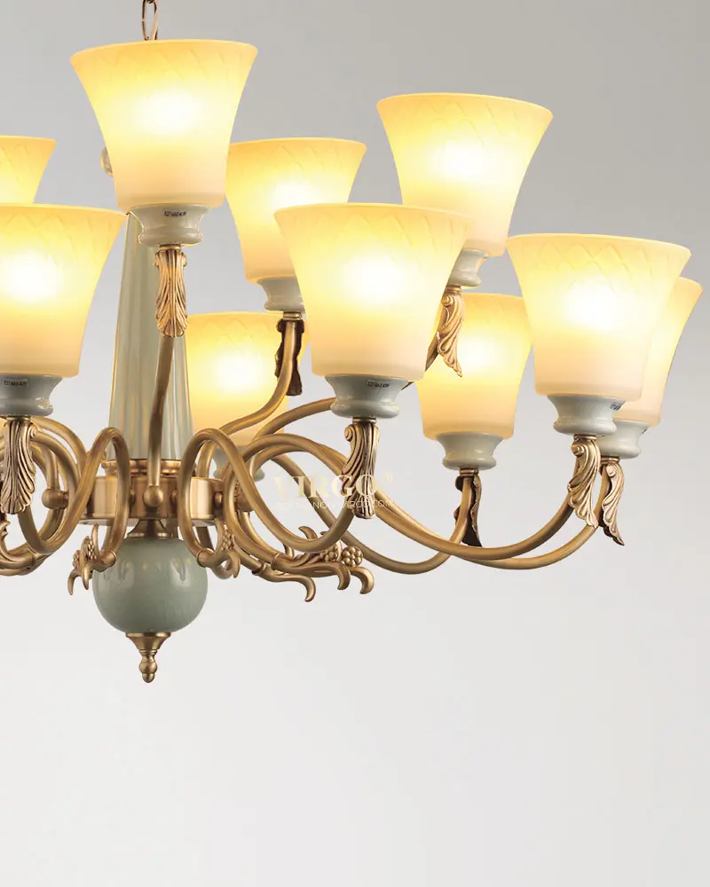 Đèn chùm thủy tinh tân cổ điển VIRGO L402