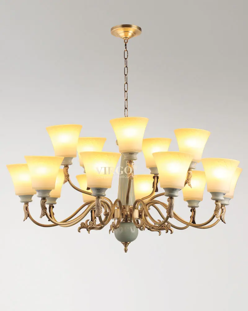 Đèn chùm thủy tinh tân cổ điển VIRGO L402