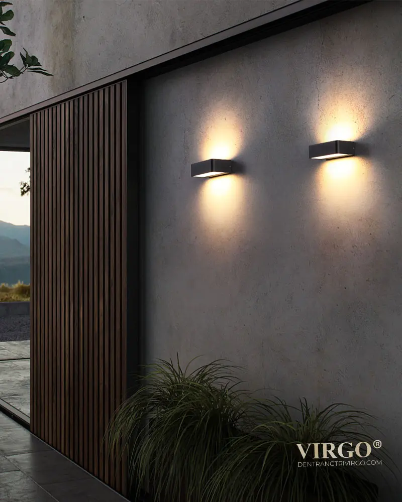 Đèn hắt tường ngoài trời cao cấp VIRGO L417