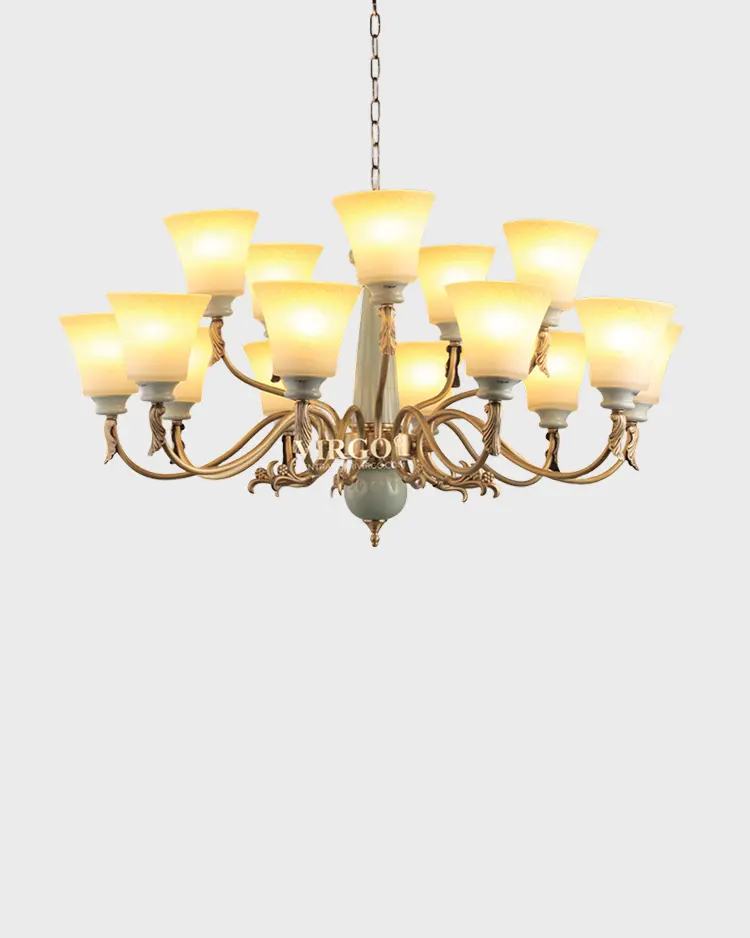 Đèn chùm thủy tinh tân cổ điển VIRGO L402