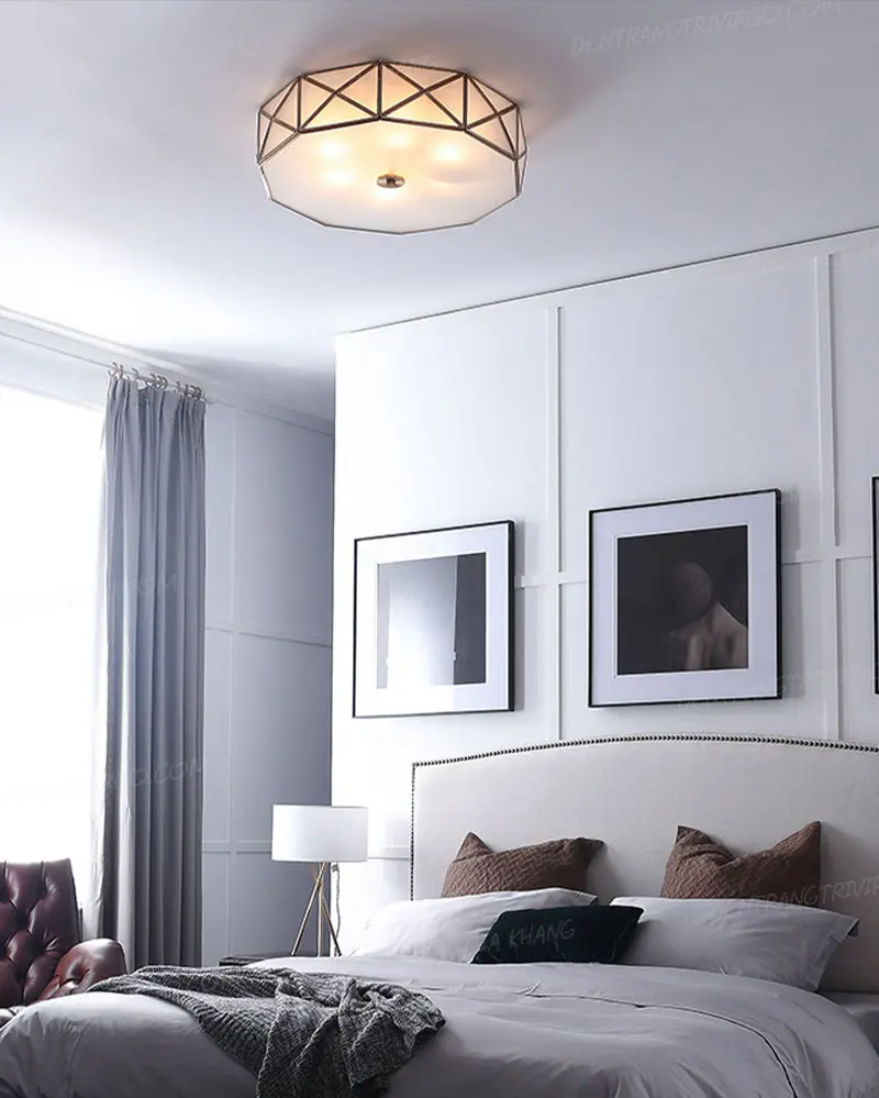 Đèn ốp trần đồng cao cấp L655