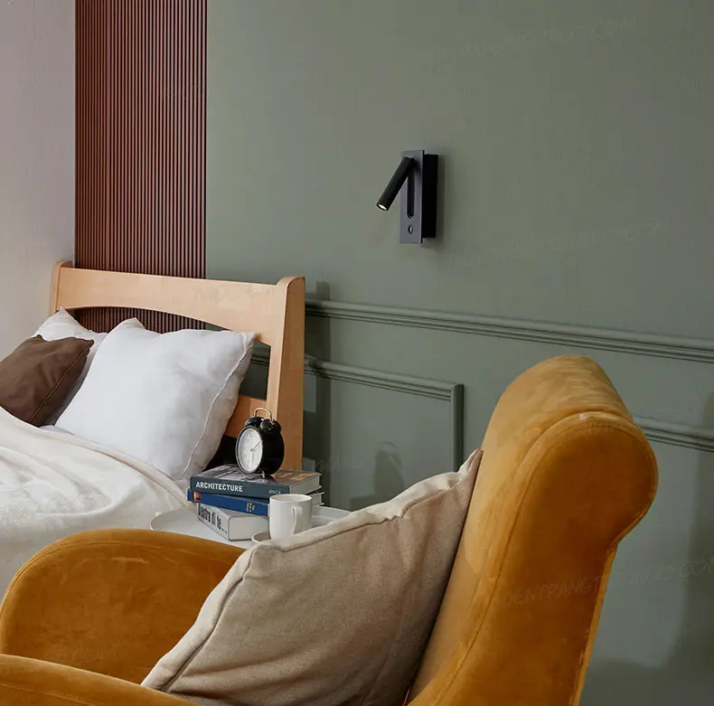 684 3 Đèn đọc sách gắn tường, đèn ngủ L684