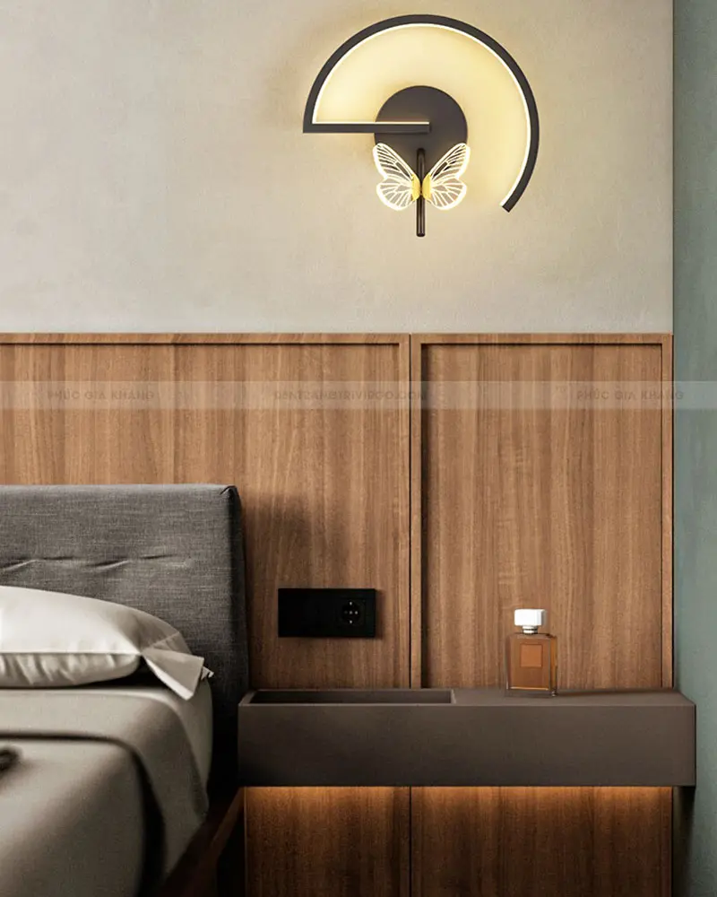 897 3 Đèn gắn tường trang trí, đèn ngủ cao cấp HF4654
