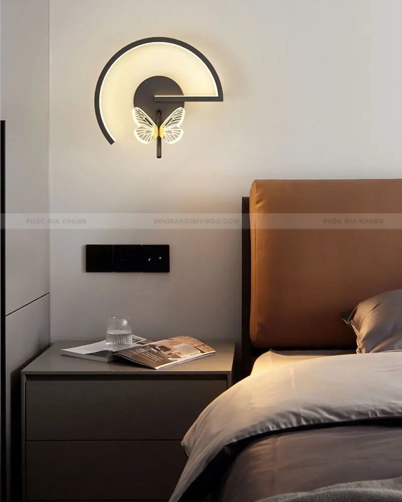 897 4 Đèn gắn tường trang trí, đèn ngủ cao cấp HF4654