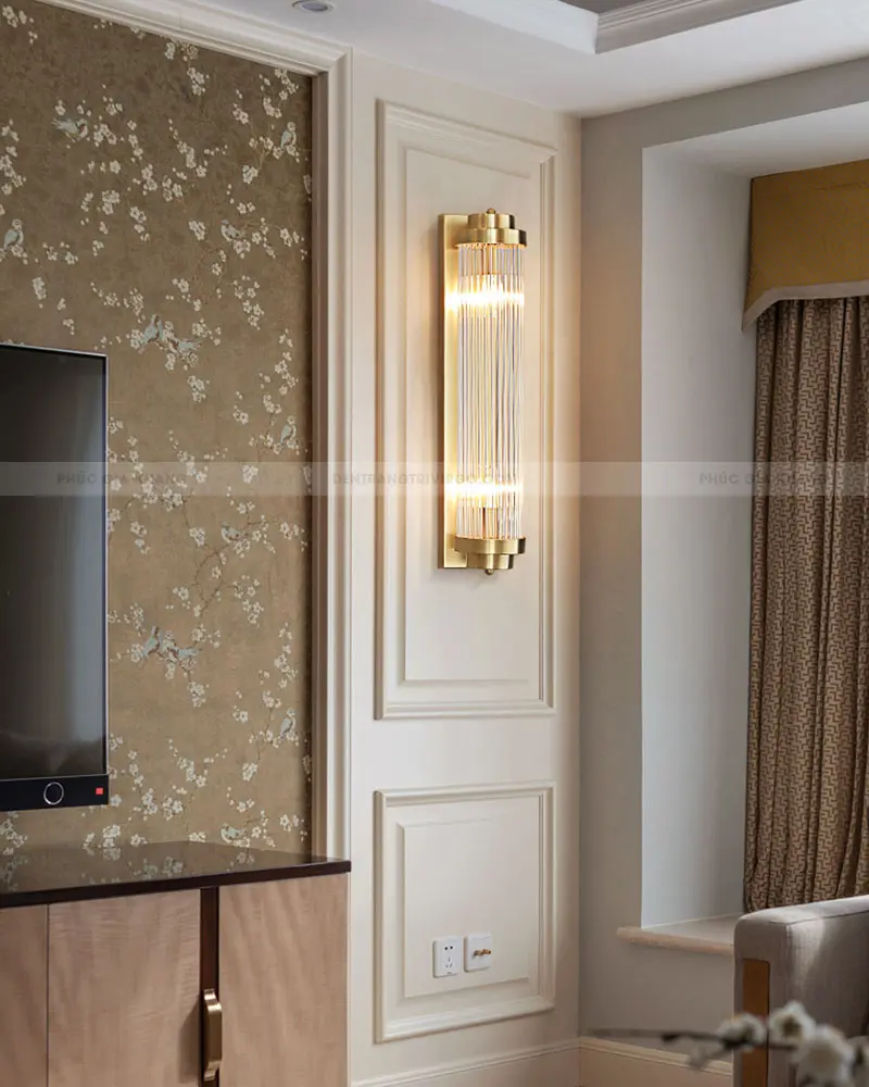 Đèn tường trang trí pha lê cao cấp LH841B 2 Đèn tường trang trí pha lê cao cấp LH841B