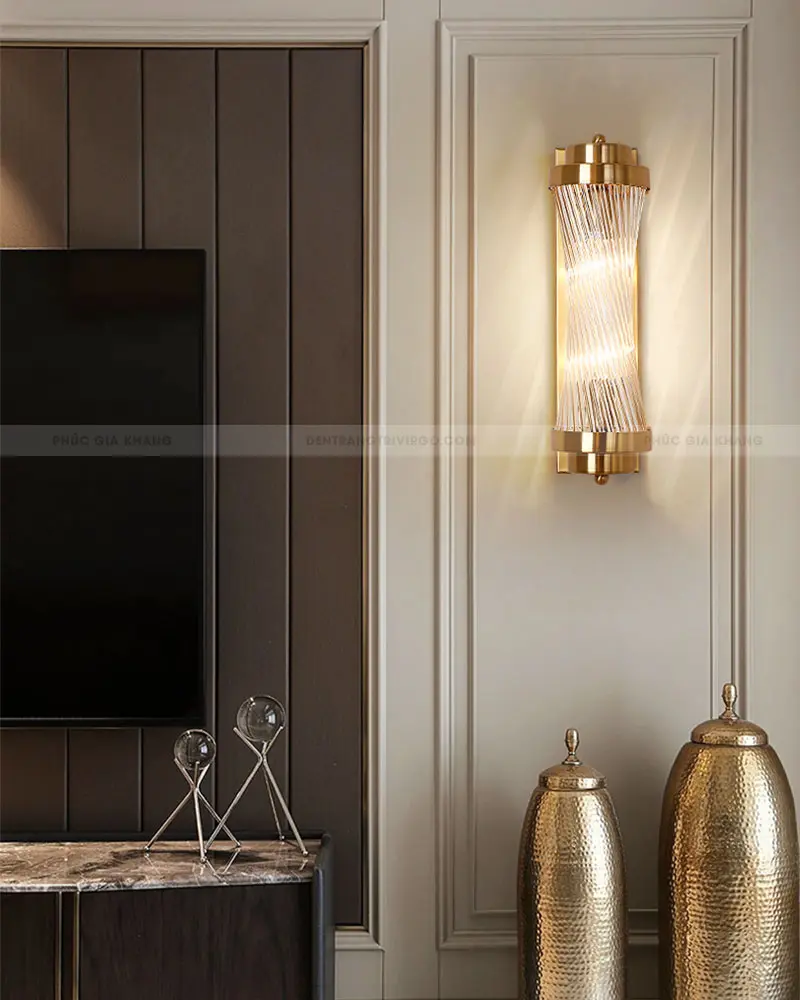 899 6 Đèn tường trang trí pha lê cao cấp EU839