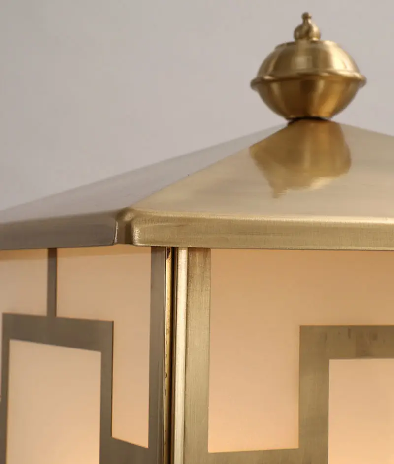 Đèn trụ đồng ngoài trời, sân vườn, trụ cổng cao cấp VTD20