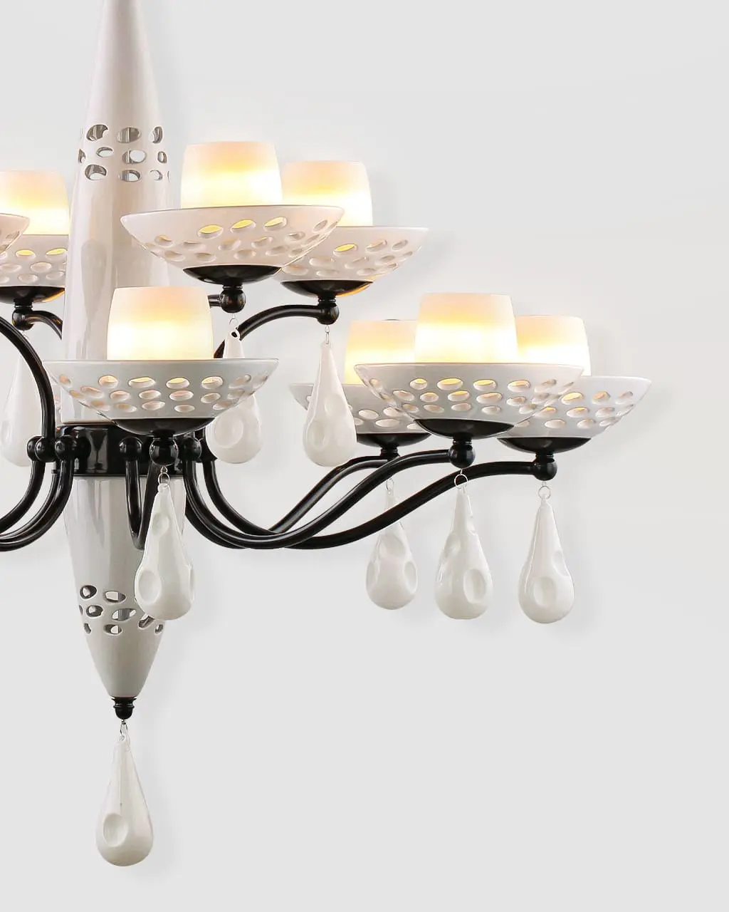 virgo l714 3 Đèn chùm gốm sứ cao cấp 12 tay VIRGO L714