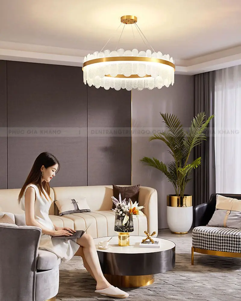 Đèn thả trang trí thủy tinh VIRGO VSN2015 2 Đèn thả trang trí thủy tinh VIRGO VSN2015