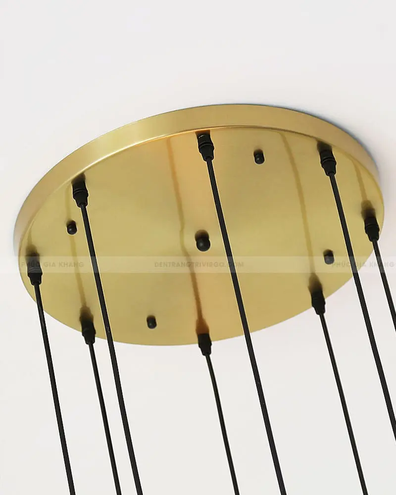 Đèn thả quả cầu thủy tinh thân vàng cao cấp trang trí thông tầng cầu thang VIRGO LH19221 1 Đèn thả quả cầu thủy tinh thân vàng cao cấp trang trí thông tầng cầu thang VIRGO LH19221