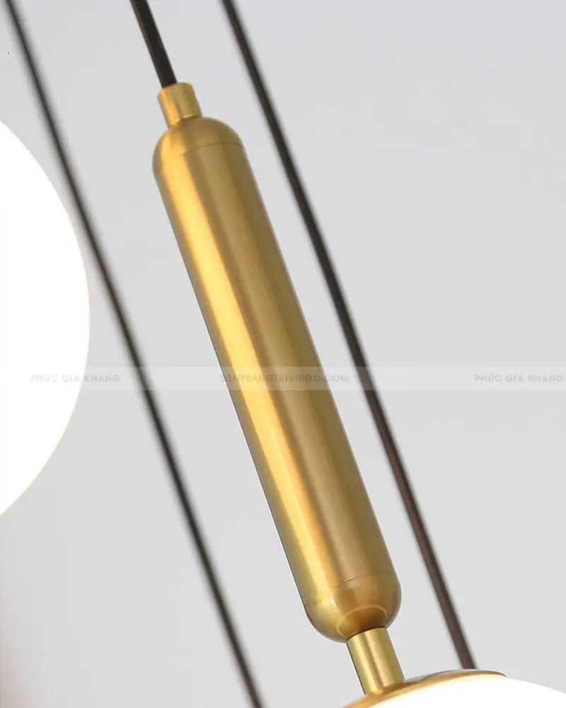 Đèn thả quả cầu thủy tinh thân vàng cao cấp trang trí thông tầng cầu thang VIRGO LH19221 2 Đèn thả quả cầu thủy tinh thân vàng cao cấp trang trí thông tầng cầu thang VIRGO LH19221