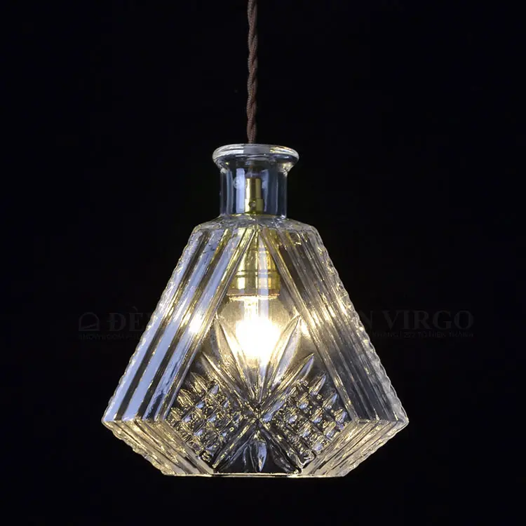 Đèn thả thủy tinh trang trí KTT11/1 4 Đèn thả thủy tinh trang trí KTT11/1