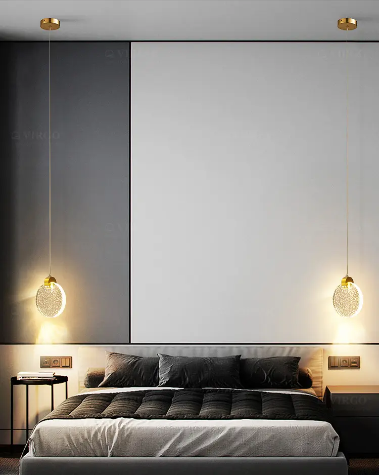 Đèn thả pha lê trang trí cao cấp P8064 5 Đèn thả pha lê trang trí cao cấp P8064