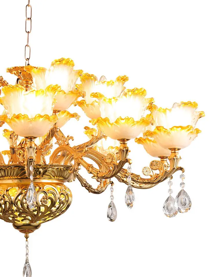 virgo e735315 4 Đèn chùm trang trí cổ điển VIRGO E7353/15