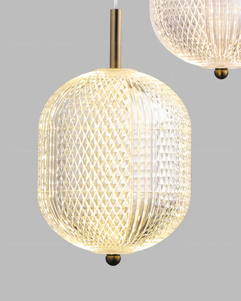 Đèn thả thủy tinh trang trí cao cấp A8961/5 4 Đèn thả thủy tinh trang trí cao cấp A8961/5