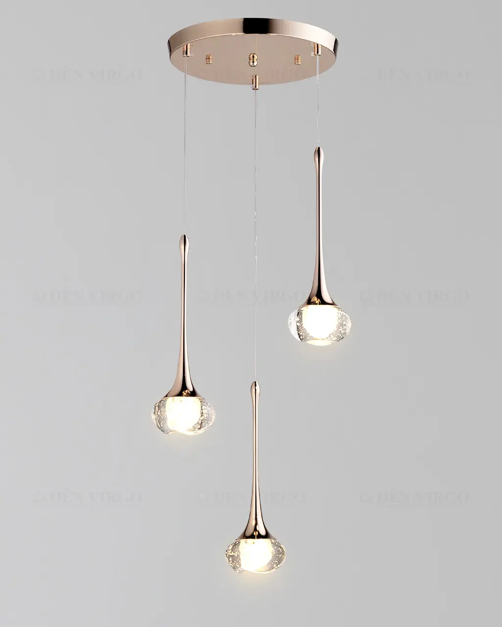 3301 3 Đèn thả pha lê trang trí cao cấp