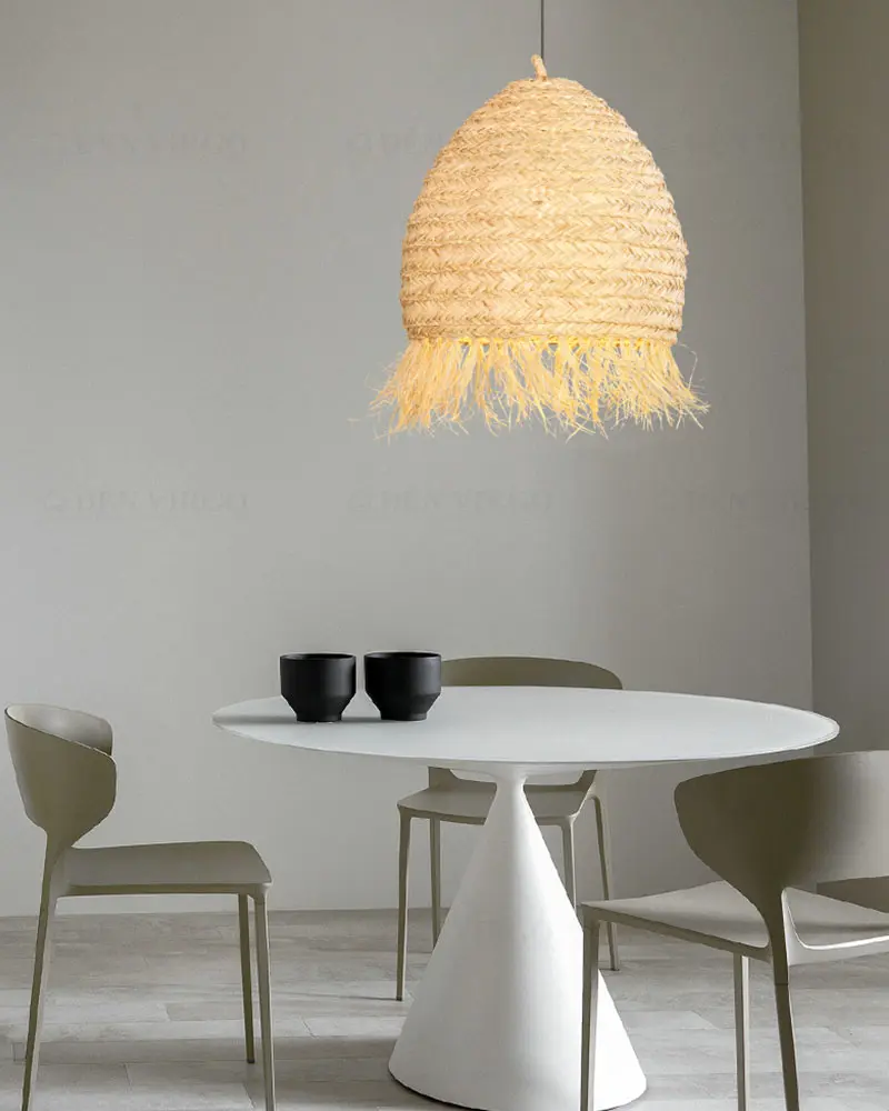 3321 3 Đèn thả mây tre trang trí P96239