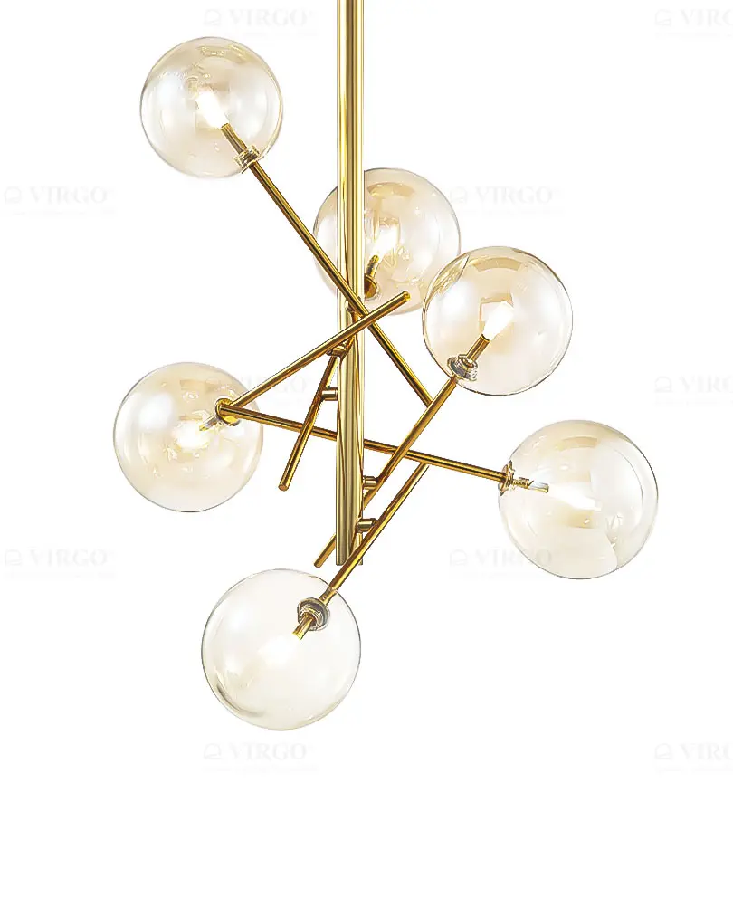 Đèn chùm thủy tinh trang trí PT13/6