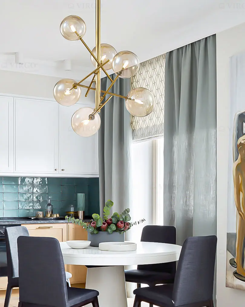 Đèn chùm thủy tinh trang trí PT13/6