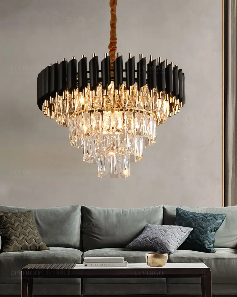 Đèn chùm pha lê cao cấp P8077B