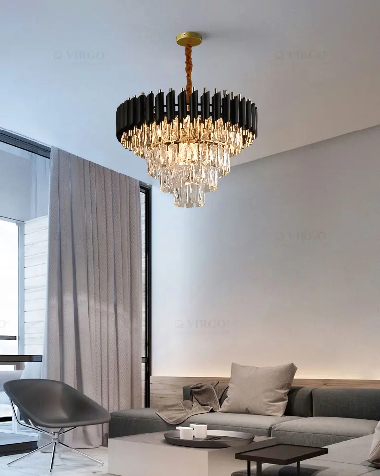 Đèn chùm pha lê cao cấp P8077B