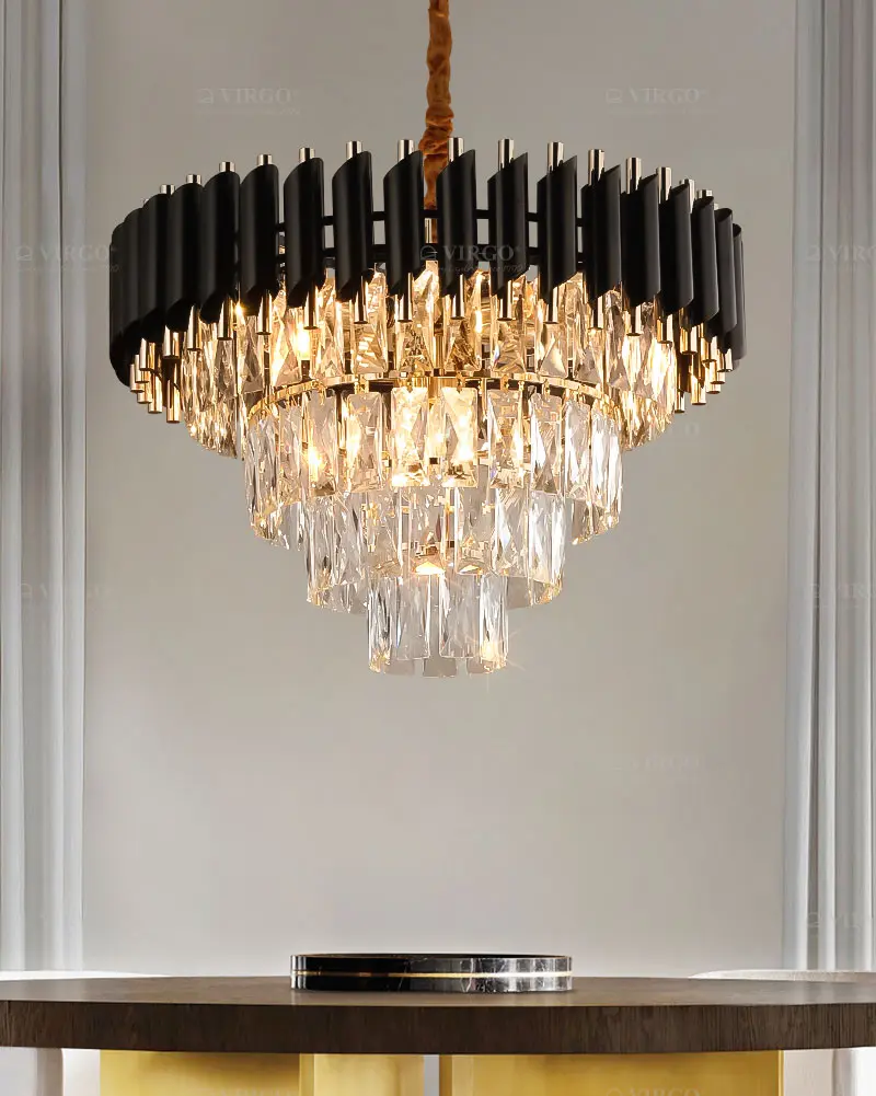 Đèn chùm pha lê cao cấp P8077B