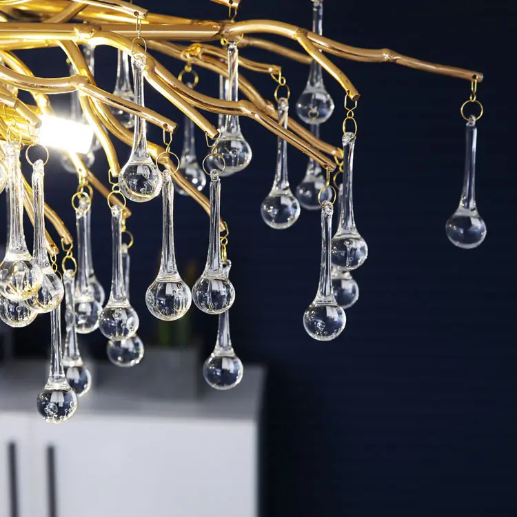 Đèn chùm pha lê giọt nước cao cấp P8101/60