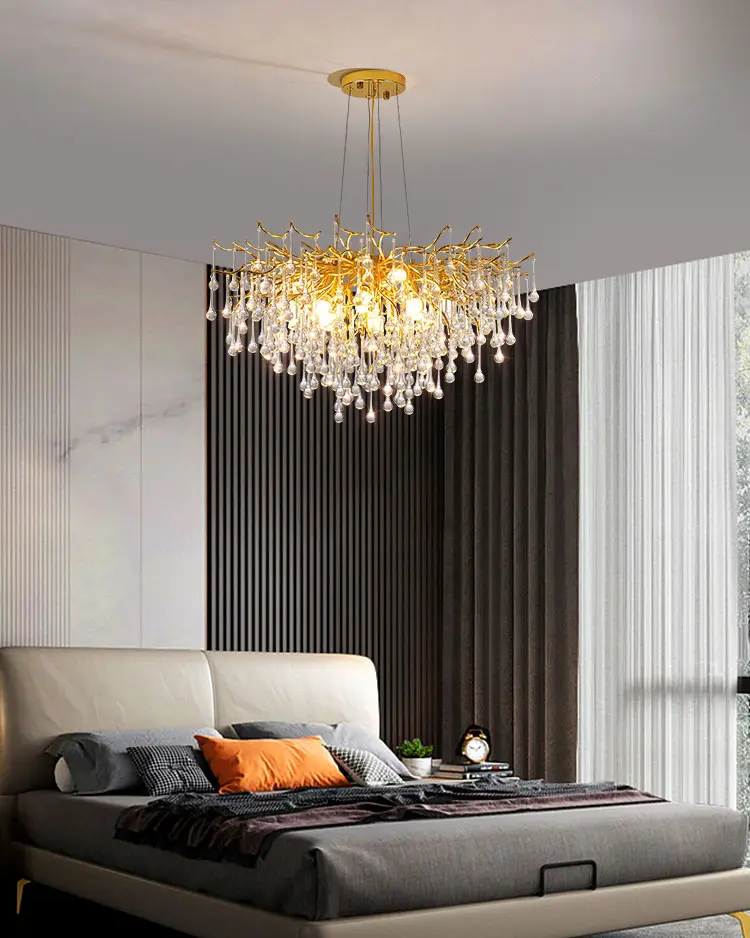 Đèn chùm pha lê giọt nước cao cấp P8101/60