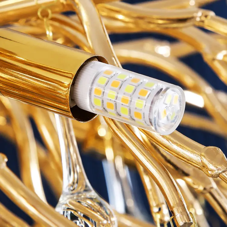 Đèn chùm pha lê giọt nước cao cấp P8101/60