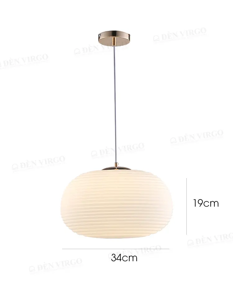 Đèn thả thủy tinh trang trí PT25/L 2 Đèn thả thủy tinh trang trí PT25/L