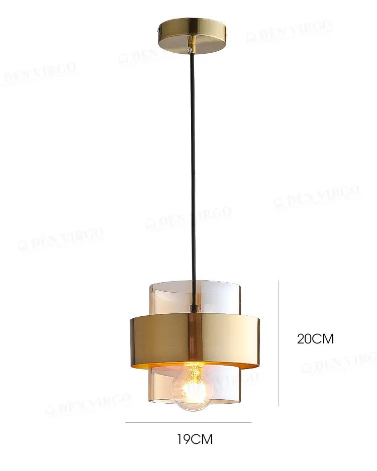 Đèn thả thủy tinh trang trí cao cấp P247