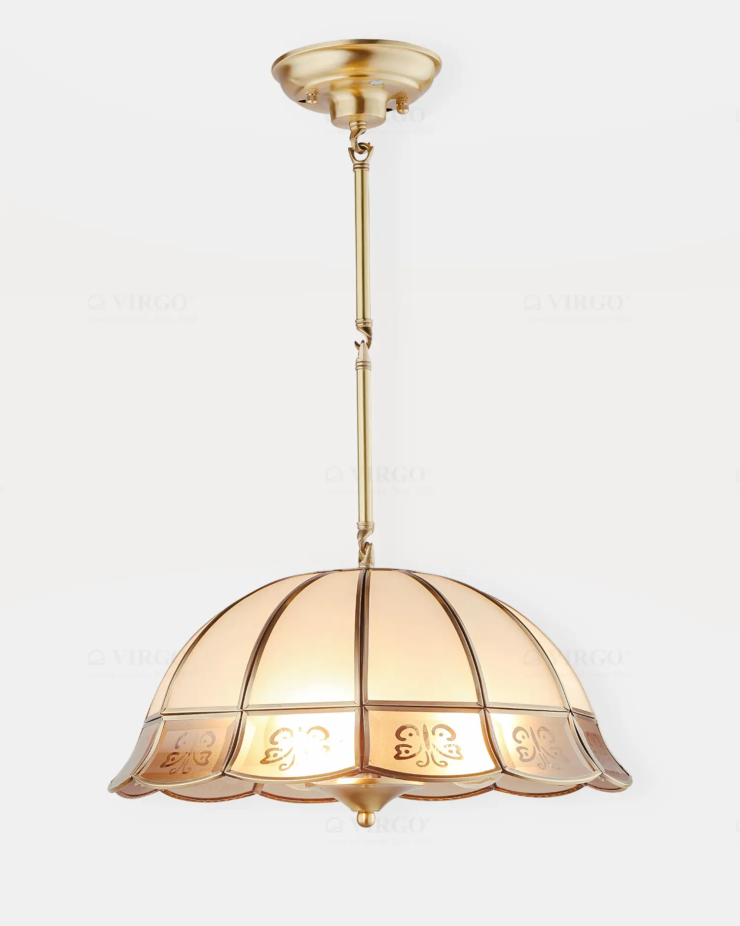 Đèn thả chụp đồng cao cấp P2323