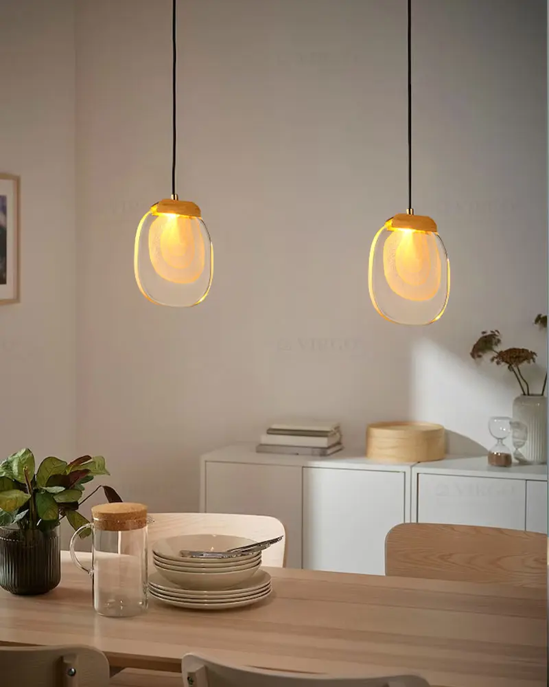 Đèn thả pha lê trang trí P0918 3 Đèn thả pha lê trang trí P0918